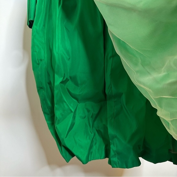 Vintage Green Dinner Dress size 0 - Picture 12 of 14